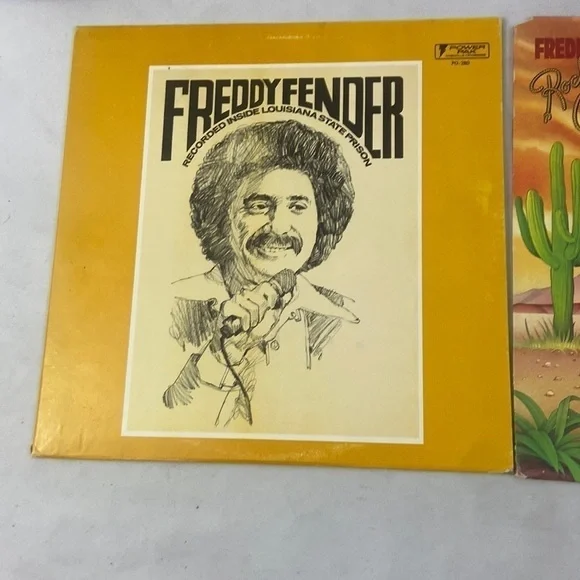 Freddy Fender Recorded Inside Louisiana State Prison Rock N Country Lot LP’s - Picture 1 of 12